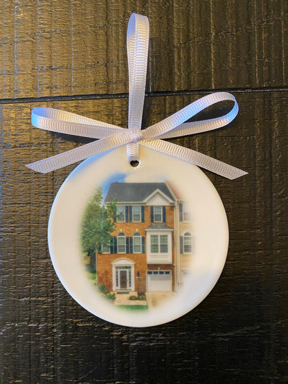 Custom Ceramic Ornament for Realtors