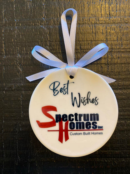 Custom Ceramic Ornament for Realtors