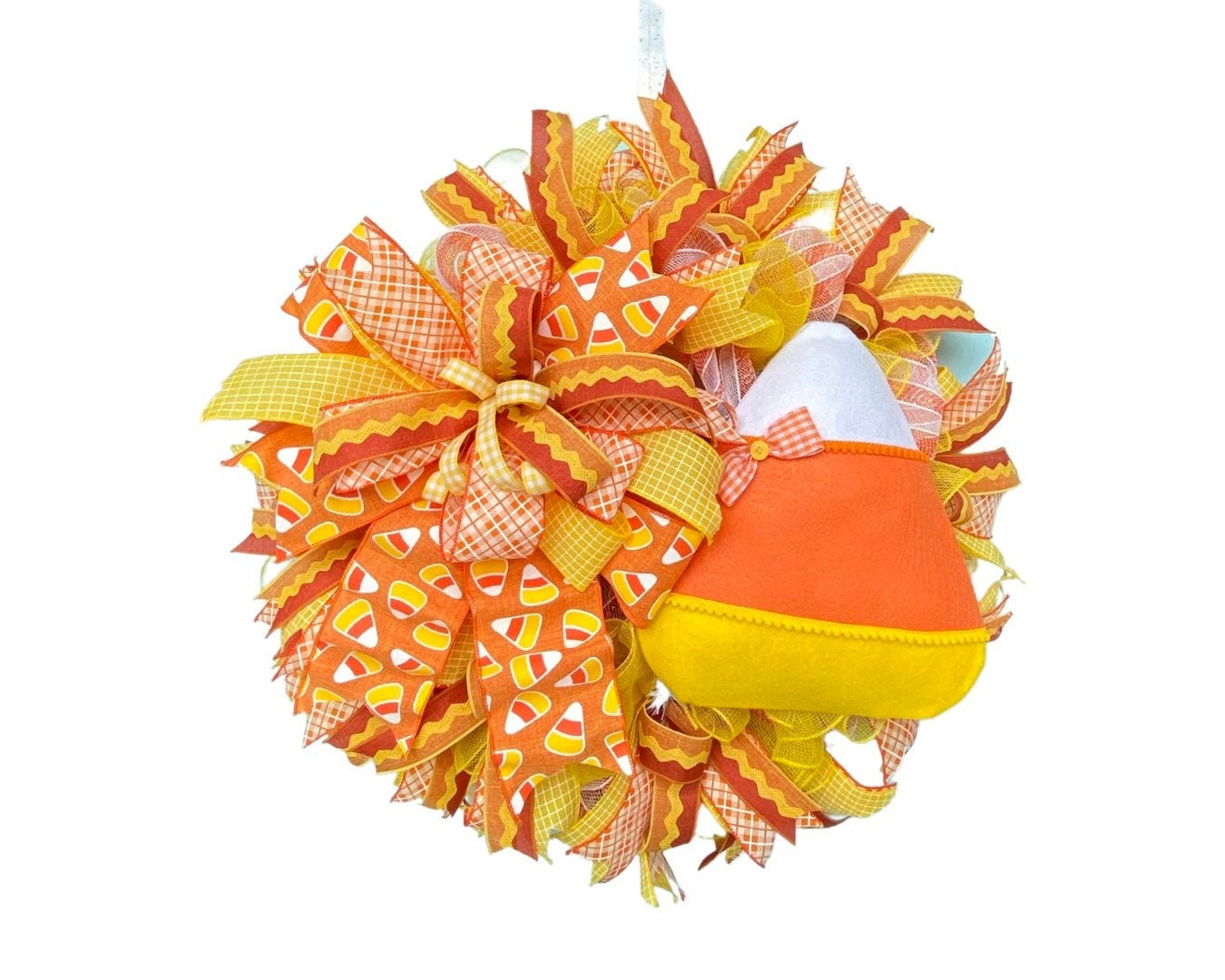 Candy Corn Halloween XLWreath