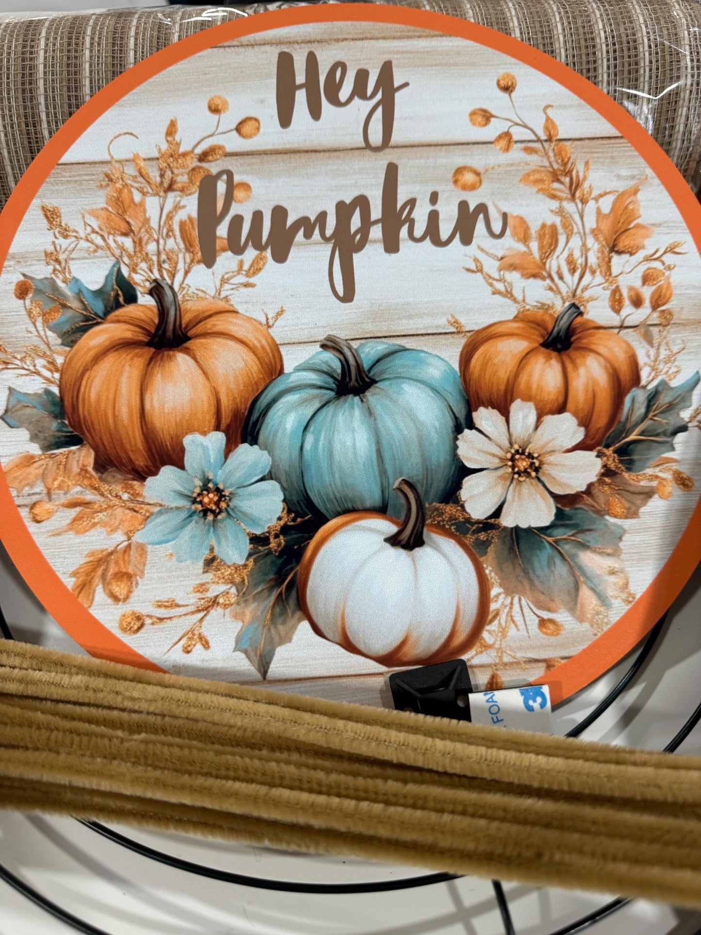 DIY Wreath Kit, Pumpkin Patch Wreath Kit, Fall Wreath Kit, Welcome Wreath Kit, Door Wreath Kit, Pancake Wreath Kit