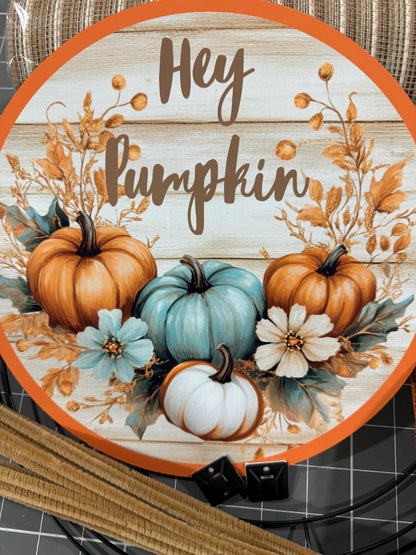 DIY Fall Pumpkin Patch Wreath Kit