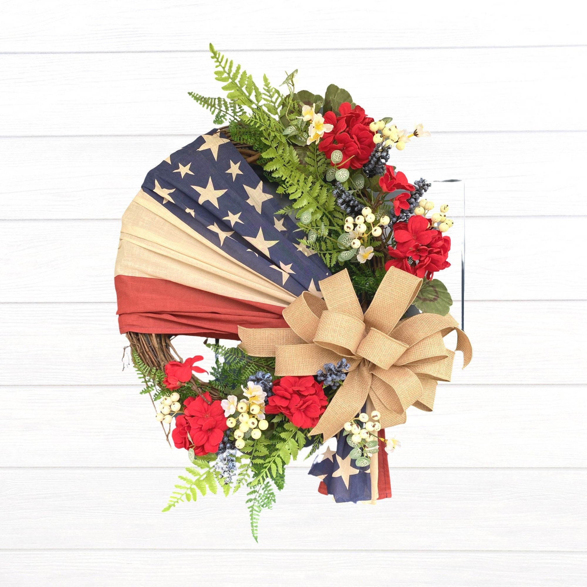 Patriotic / 4th of July authentic Wreath